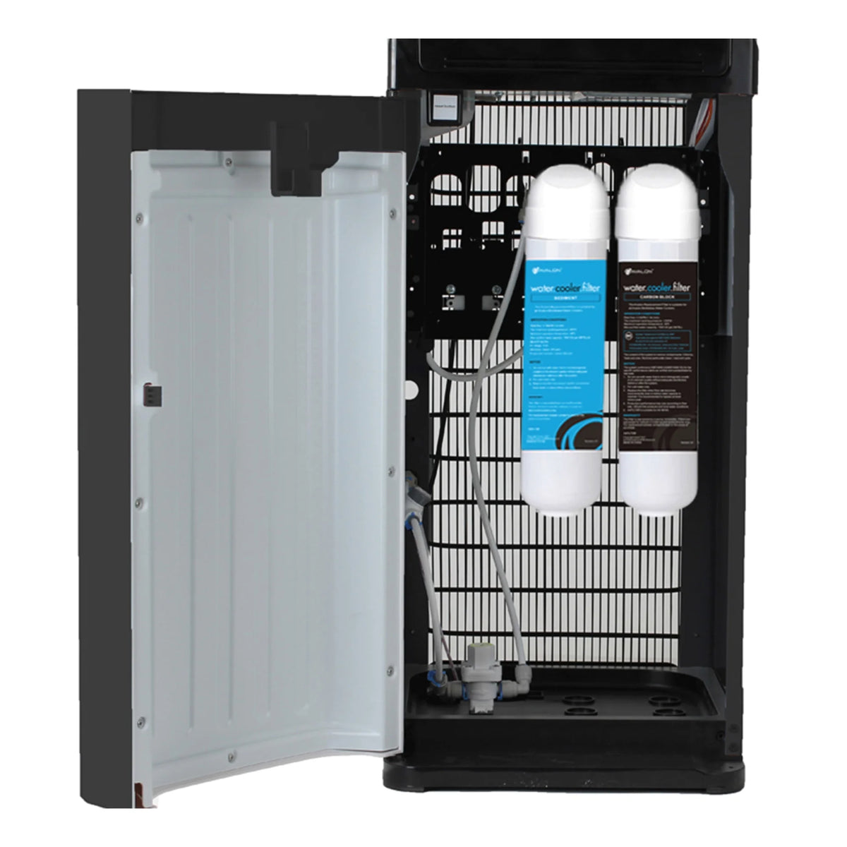 Black Self Clean Touchless Bottle Less Hot/Cold Water Cooler M207