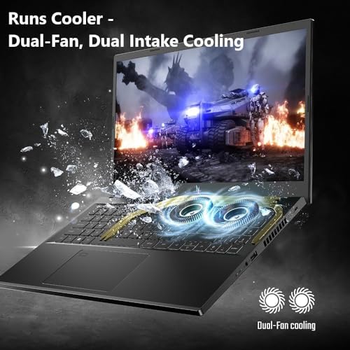 15.6" FHD 144Hz Gaming Laptop, i7-13620H, RTX 4060, 16GB DDR5, 1TB SSD, Black Y634364