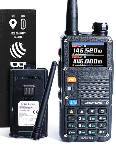 10 W Tri-Band Two-Way Radio with USB-C Rechargeable Battery X6566