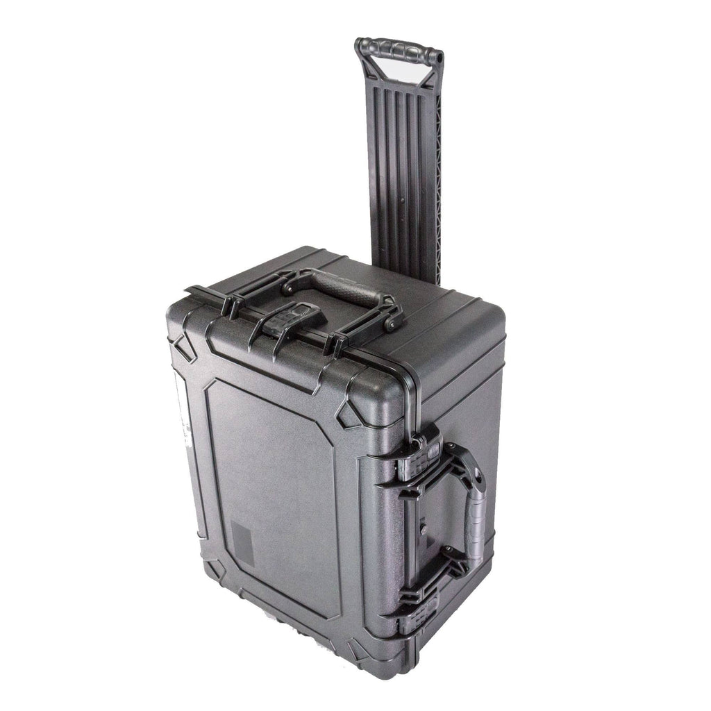 Black Hard Shell Rolling Storage Case I93222