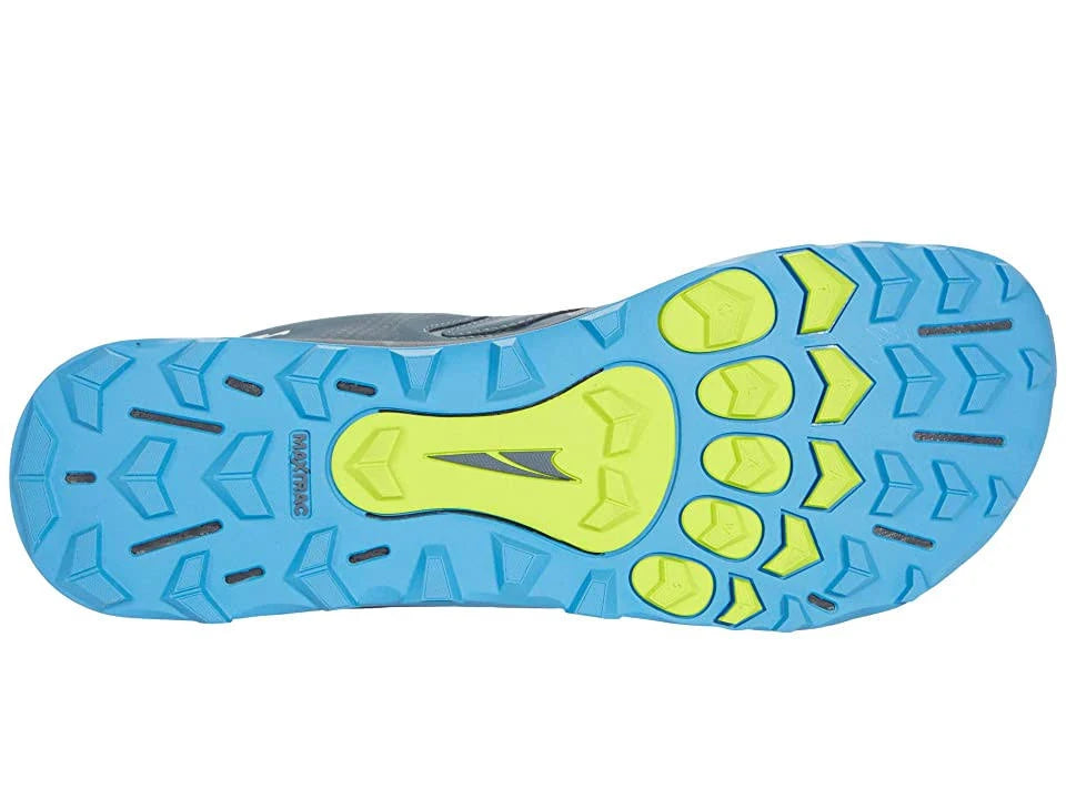 Blue/Lime Wide Trail Running Shoes E131
