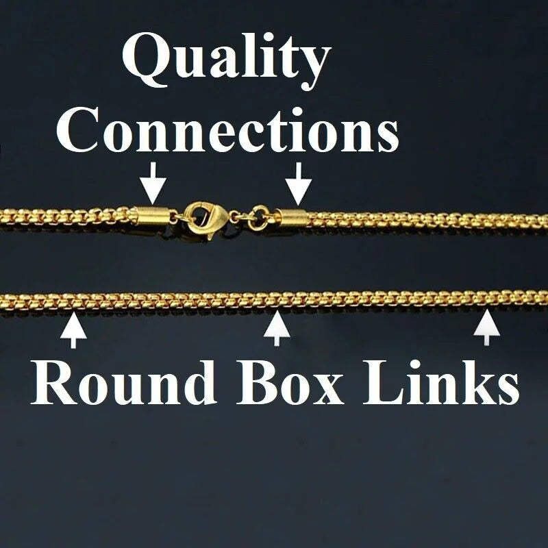 18k Gold Filled Dragon Pendant Cuban Link Chain 24" Necklace Q735