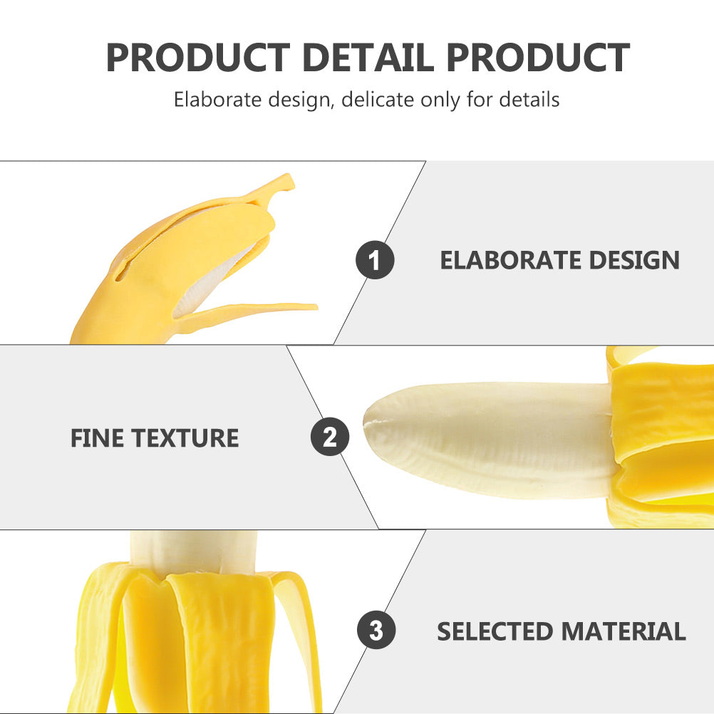 5pcs Banana Squeeze Toys Stress Relief Toys I533390