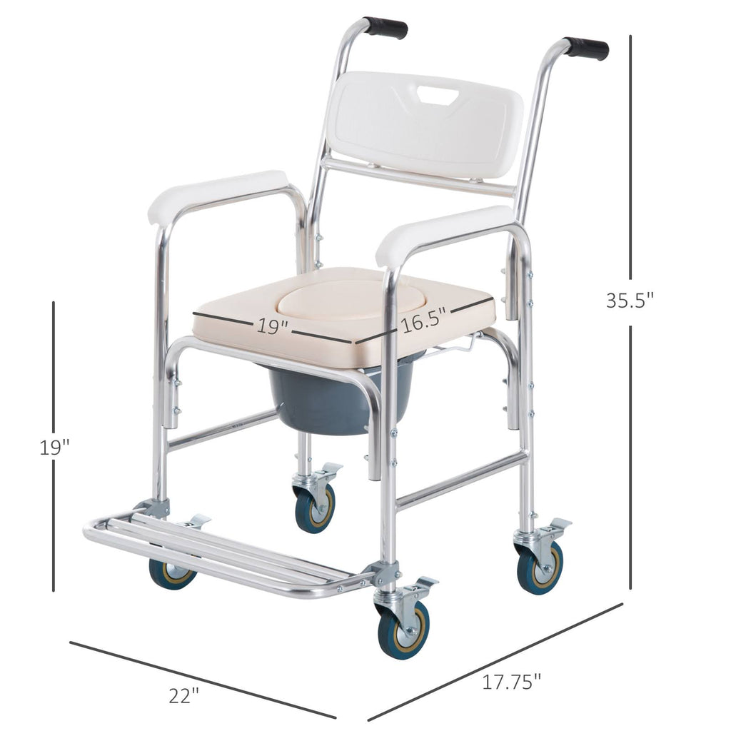 Medical Rolling Commode Chair Z8697