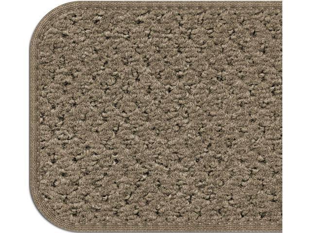 Set of 15 Adhesive Carpet Stair Treads - Camel Tan - 8 in. x 30 in. G7175