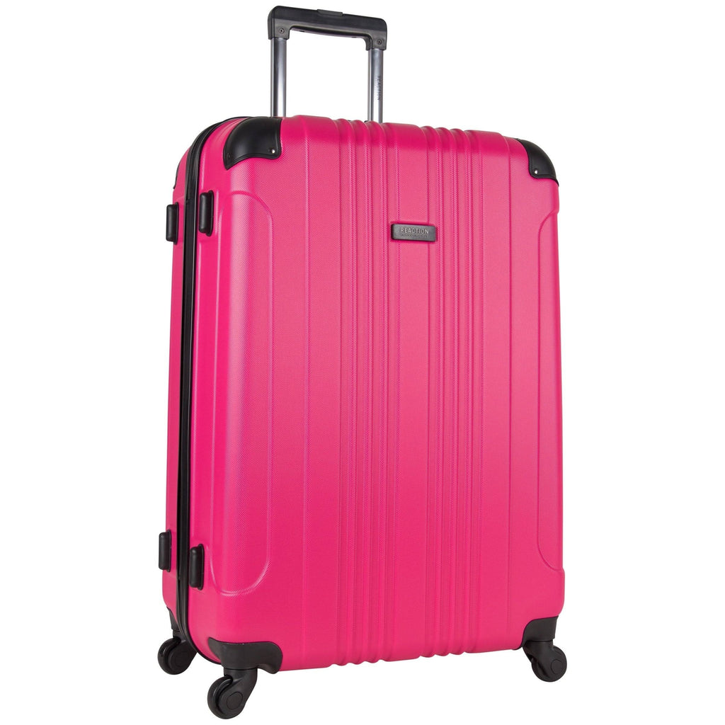 28-inch Lightweight Hardside 4-Wheel Spinner Checked Suitcase R3994