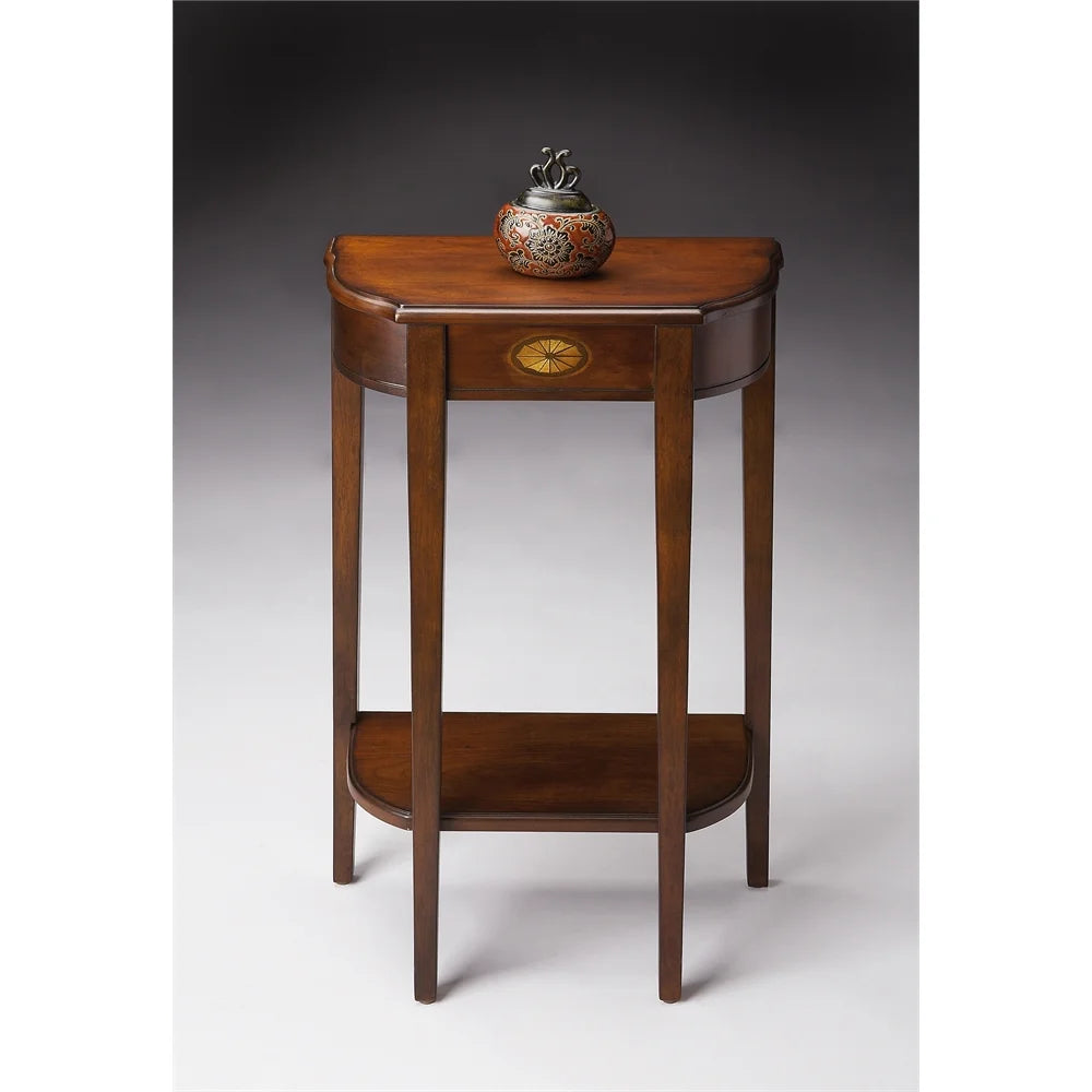 Cherry Wood Narrow Console Table I633397