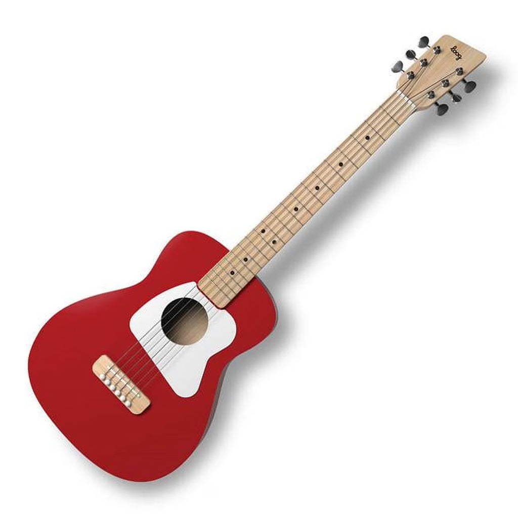 Red 6 String Acoustic Guitar Set F368