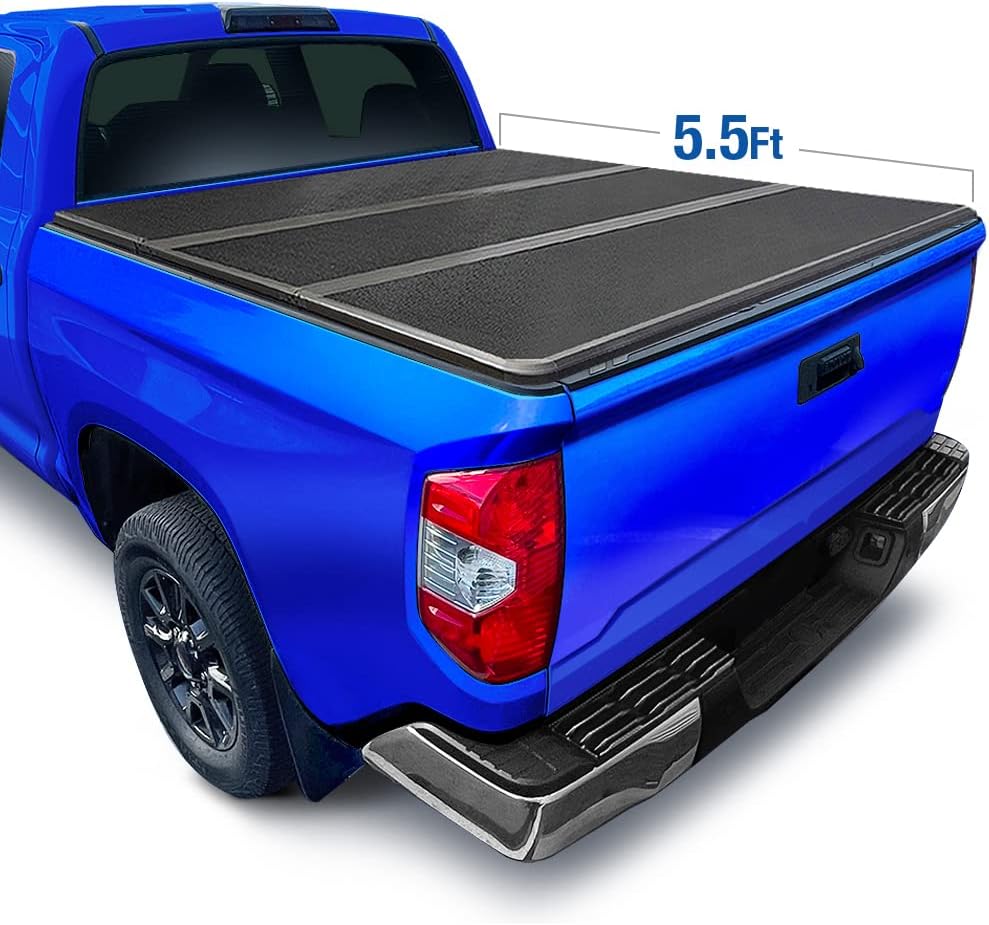 Black Soft Tri-Fold Truck Bed Tonneau Cover X92291