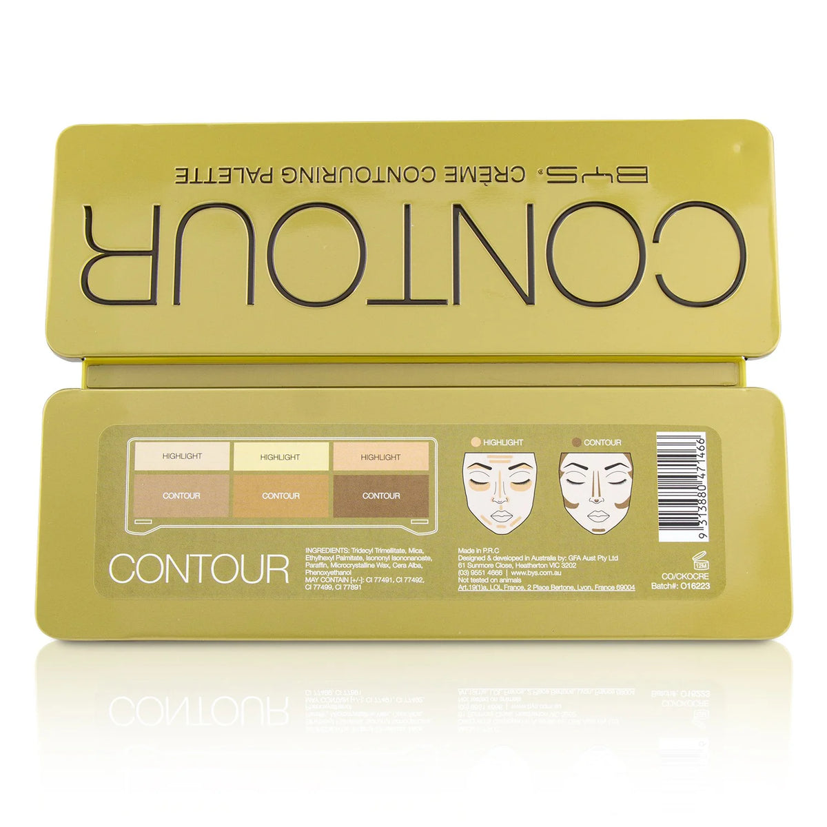 Creme Contouring Palette 3x Contouring Powder 3x Highlighting Powder 20g N3242