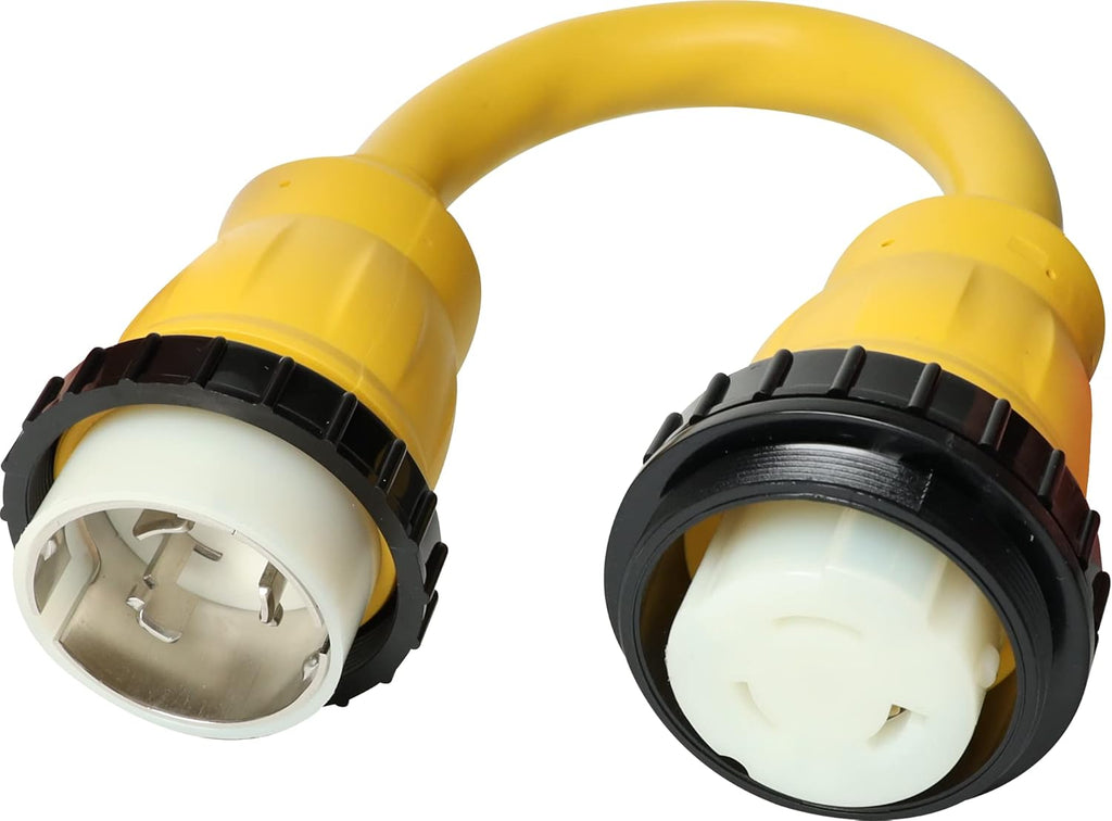 50A to 30A Electrical Adapter Cord with Locking Ring W432384