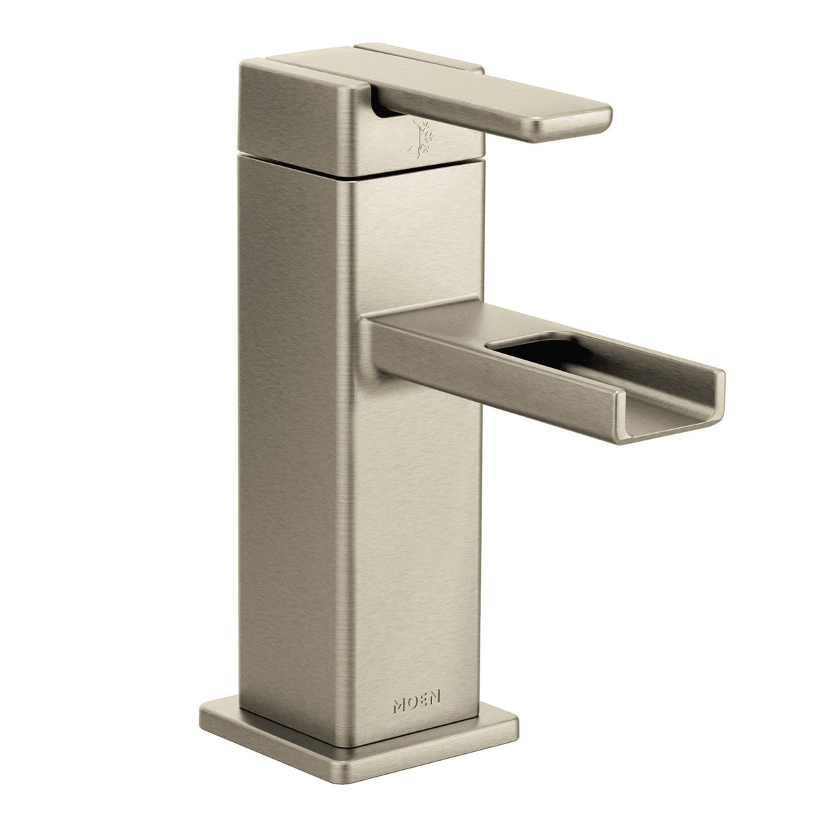 Brushed Nickel Single Handle Bathroom Faucet N717401