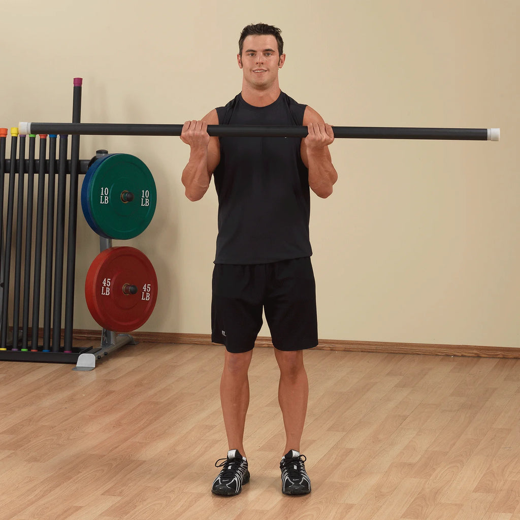 36 lb Fitness Bar - Light Gray G979