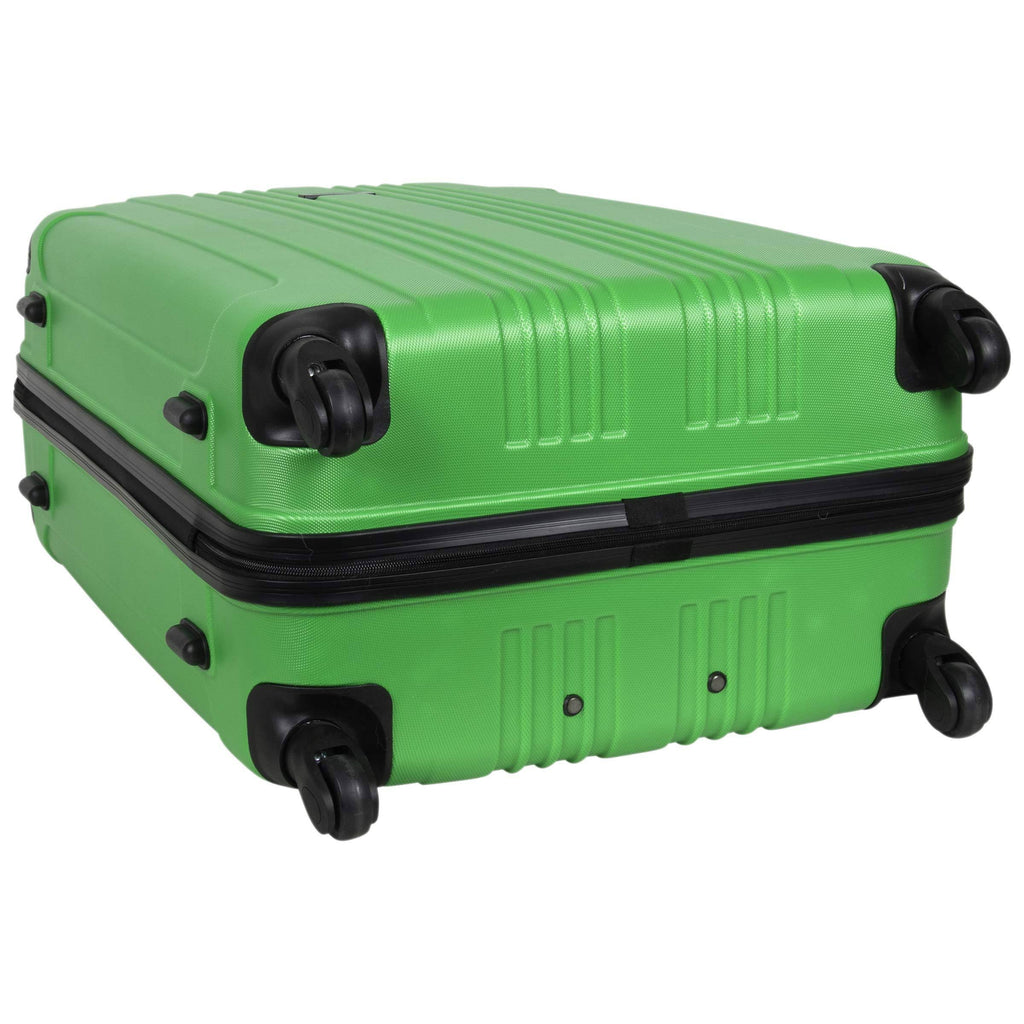 28-inch Lightweight Hardside 4-Wheel Spinner Checked Suitcase R3994