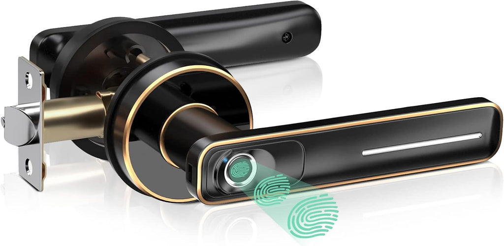 Fingerprint Door Lock, Biometric Door Knob, Pack of 2 F357