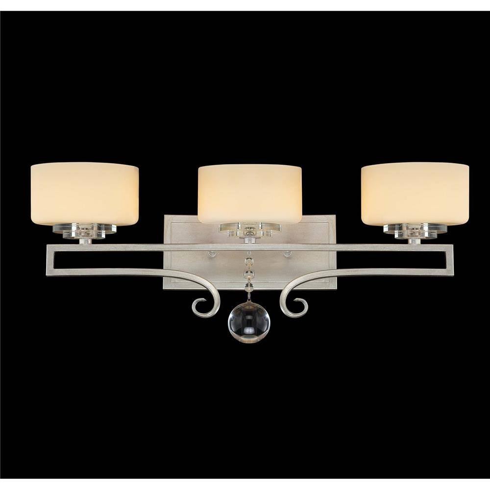Silver Sparkle 3 Light Bath Bar E604