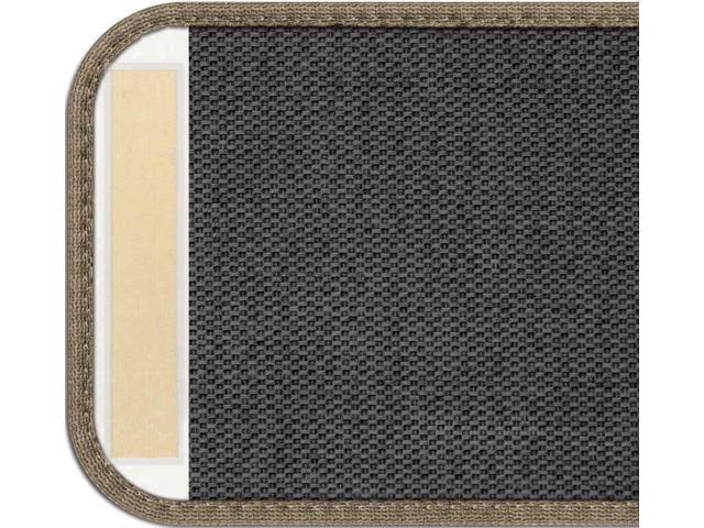 Set of 15 Adhesive Carpet Stair Treads - Camel Tan - 8 in. x 30 in. G7175