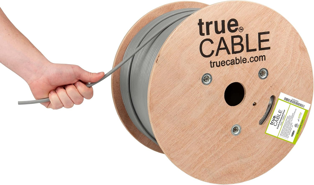 1000ft Yellow 23AWG Solid Bare Copper Bulk Ethernet Cable Y662