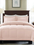 Blush King/Cal King Down Alternative Comforter Mini Set H500