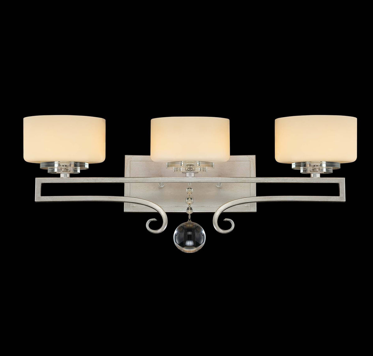 Silver Sparkle 3 Light Bath Bar E604