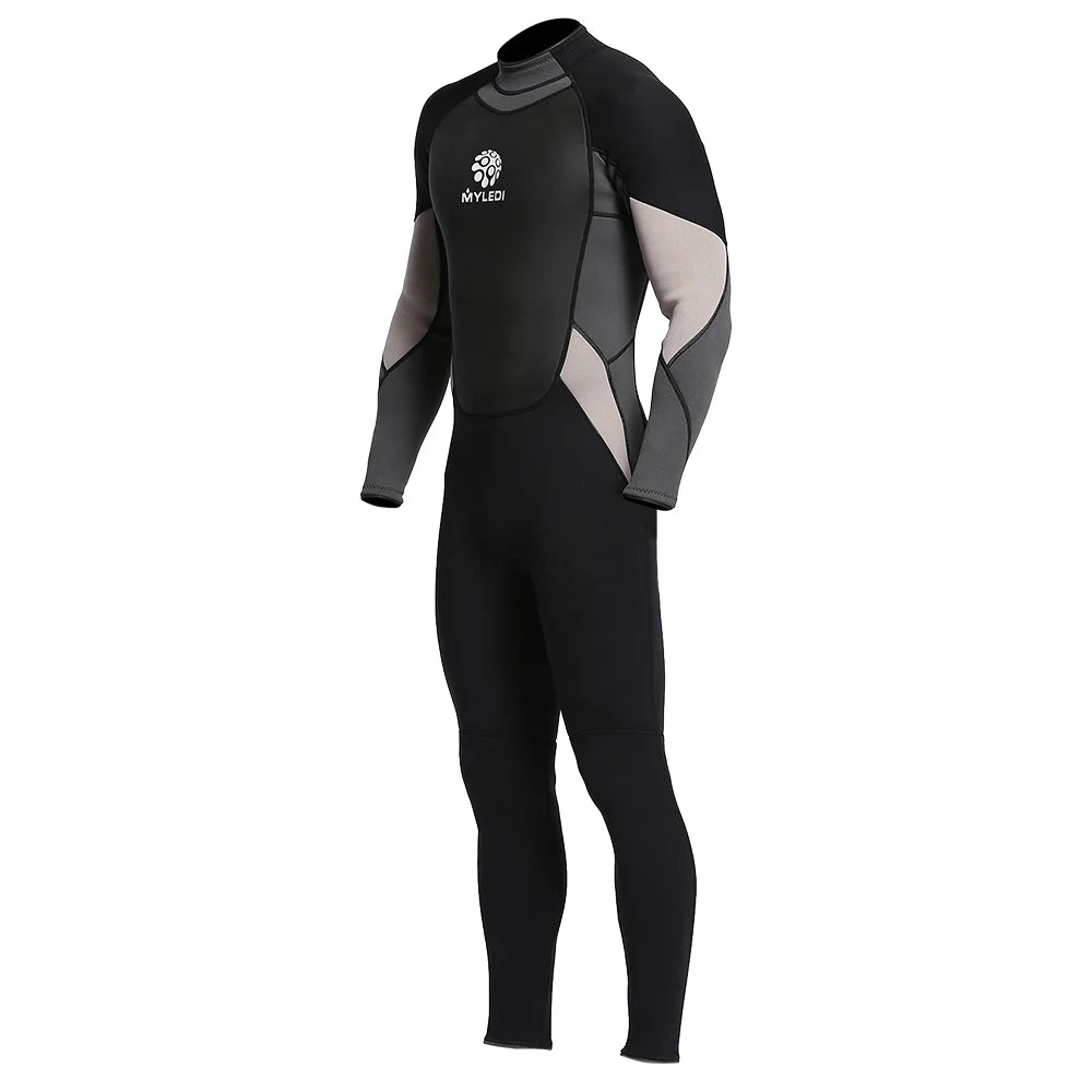 3mm Back Zip Full Body Wetsuit Jumpsuit Y160