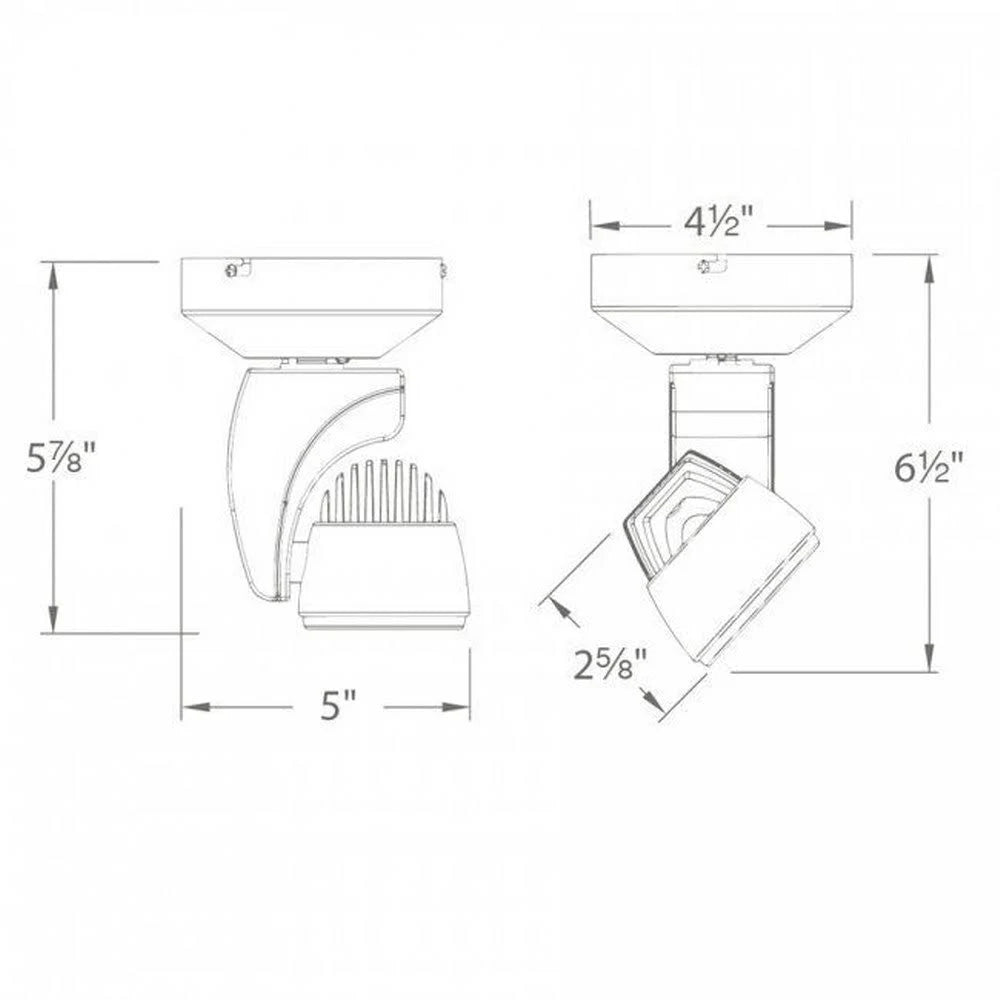 Black LED Spot Light A2200