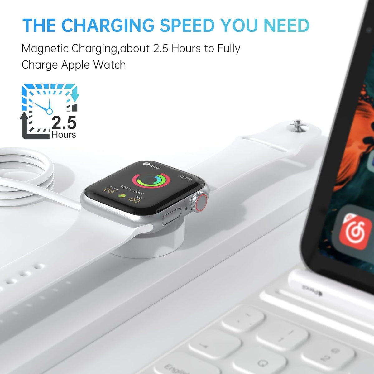 Magnetic Fast Charging Cable for Apple Watch (1.6ft) M571302