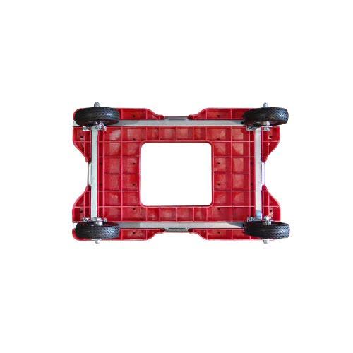 Red 6 in. Casters Air Ride Dolly C919