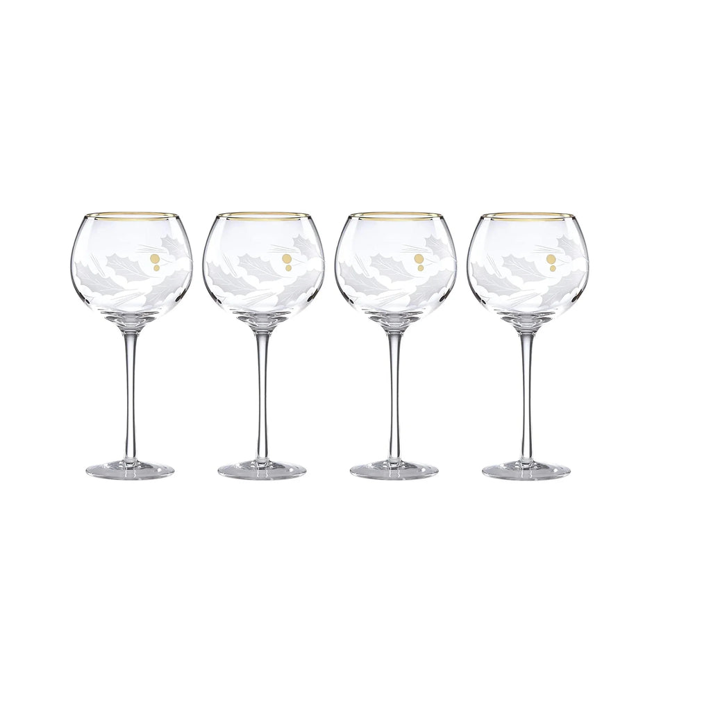 Gold 4-piece Balloon Glass Set V6456