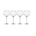 Gold 4-piece Balloon Glass Set V6456