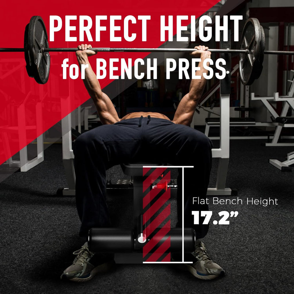 Adjustable Weight Bench Press Set for Home Gym Strength Training F256
