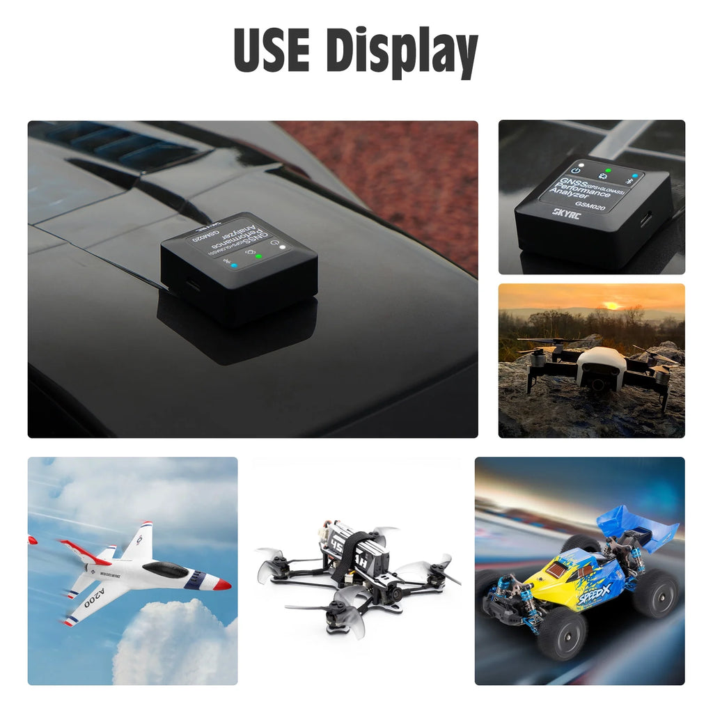 GNSS Performance Analyzer for RC Car Airplane Helicopter FPV Racing Drone S216