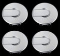 Set of 4 17 inch Silver Wheel Hub Center Caps Hubcaps Covers O199867
