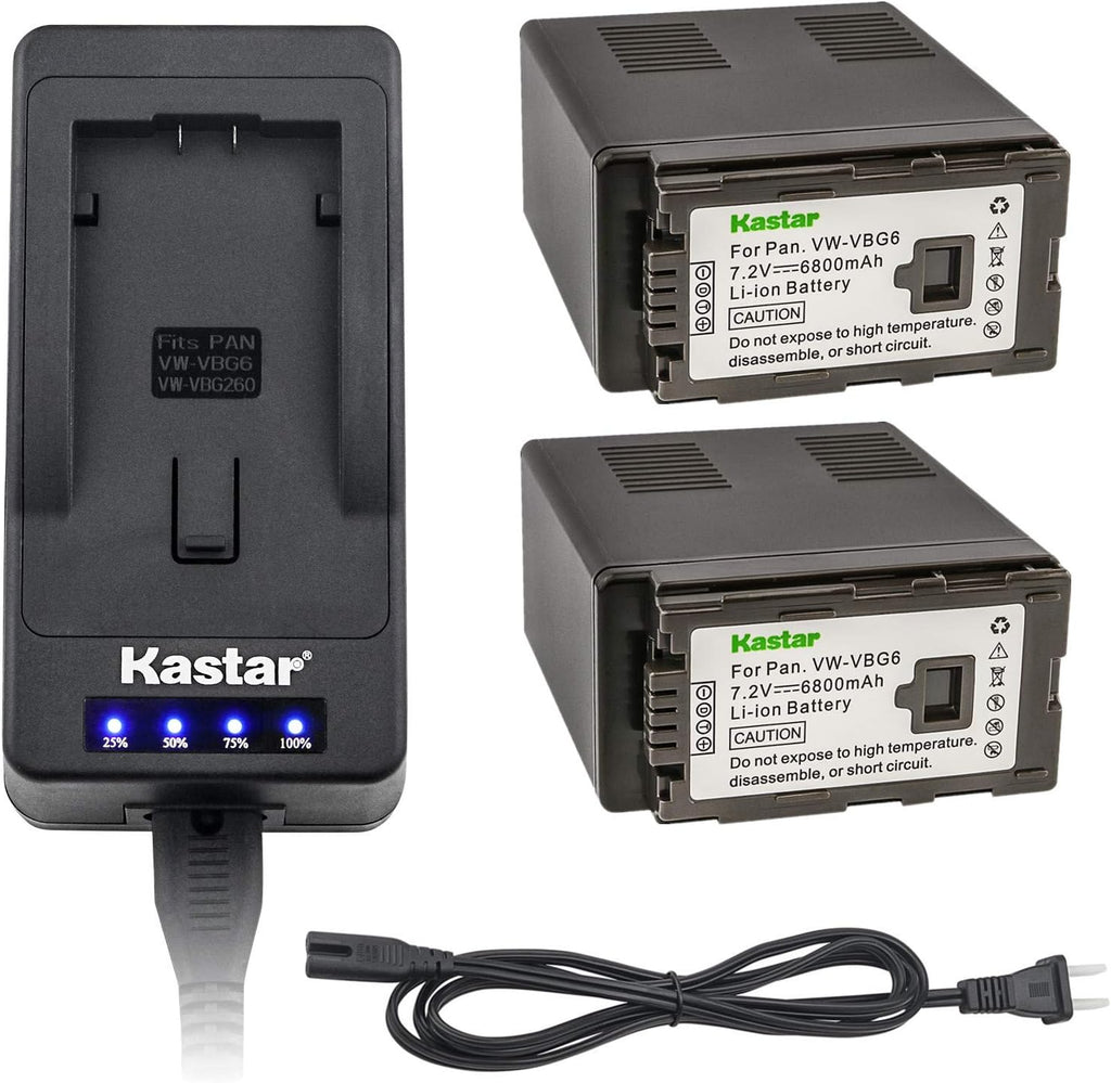 LED Super Fast Charger & Camcorder Battery X2 Z57184