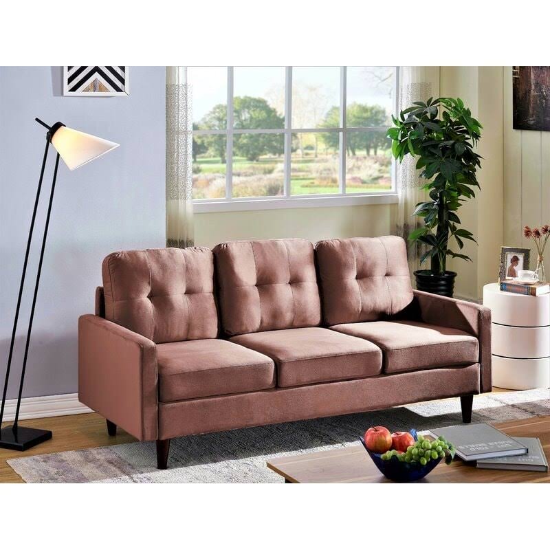 Pink Velvet Sofa F760