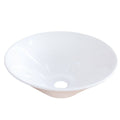 White China Vessel Bathroom Sink C44813