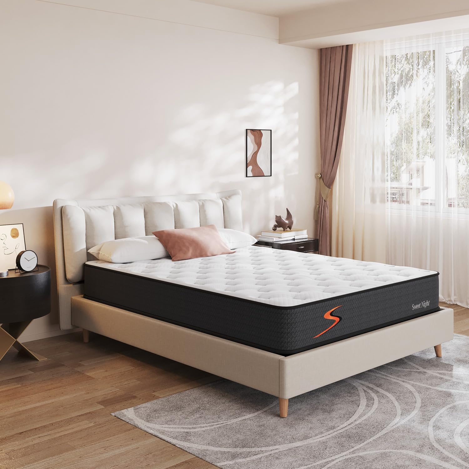 10 inch Full Gel Memory Foam Hybrid Mattress with Individually Pocketed Springs W762968