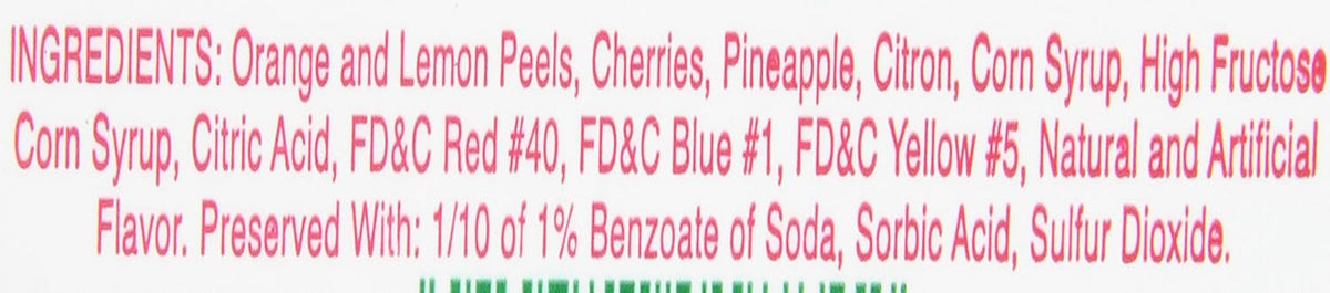 32 Oz Fruit and Peel Mix Y16331