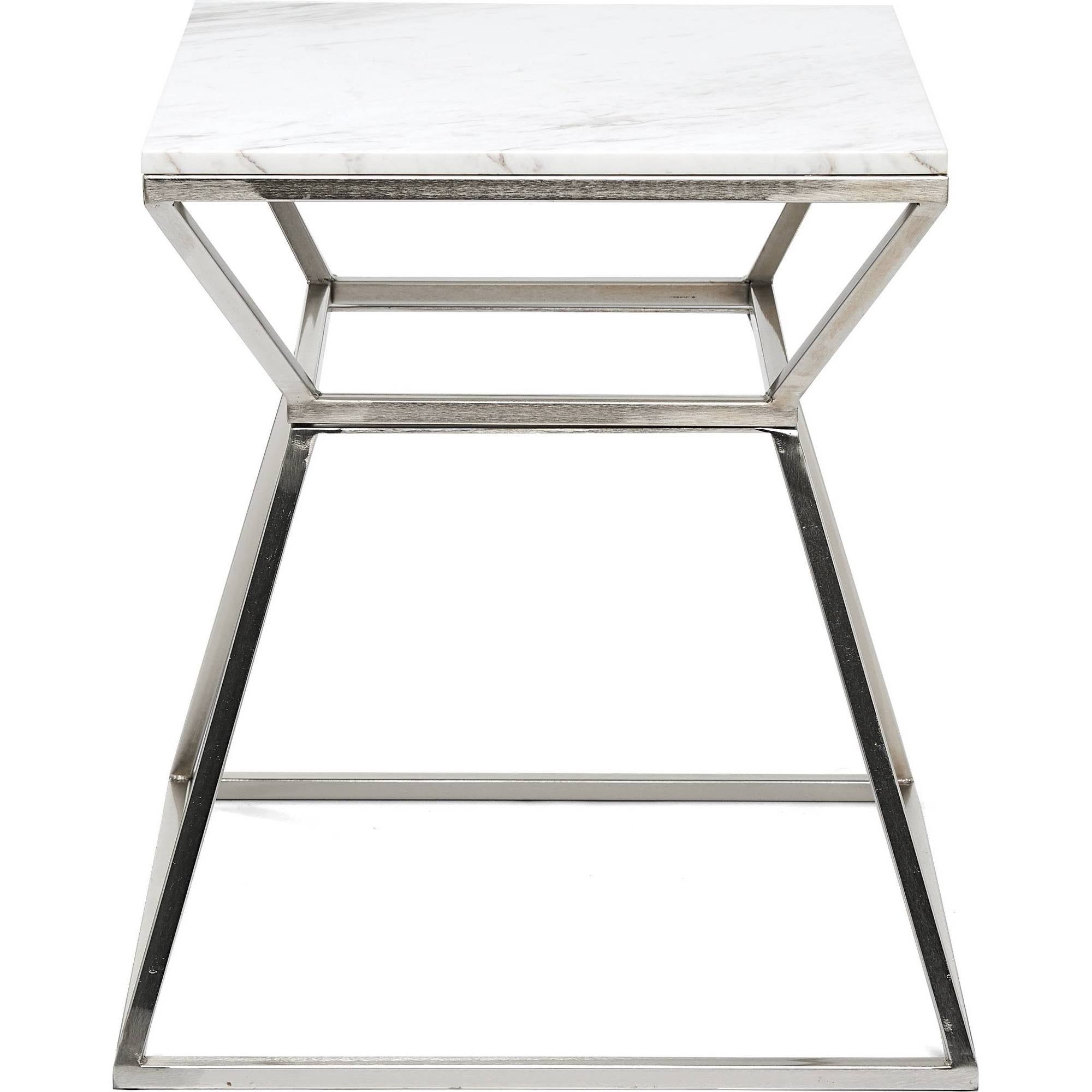 Silver Marble Side Table S7797