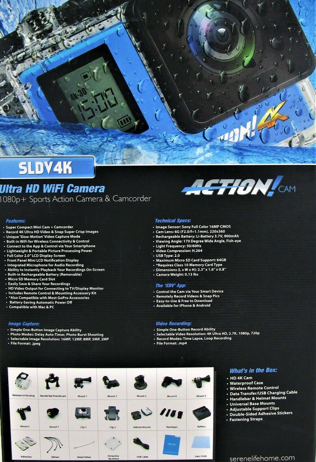4K Ultra HD Action Camera S647508
