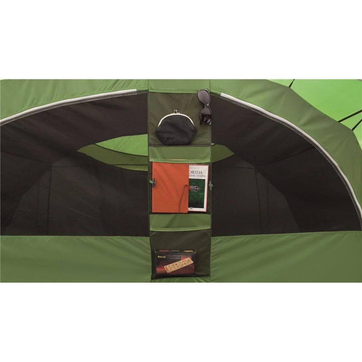 Grey 5 Person 3 Room Tunnel Tent Q35838