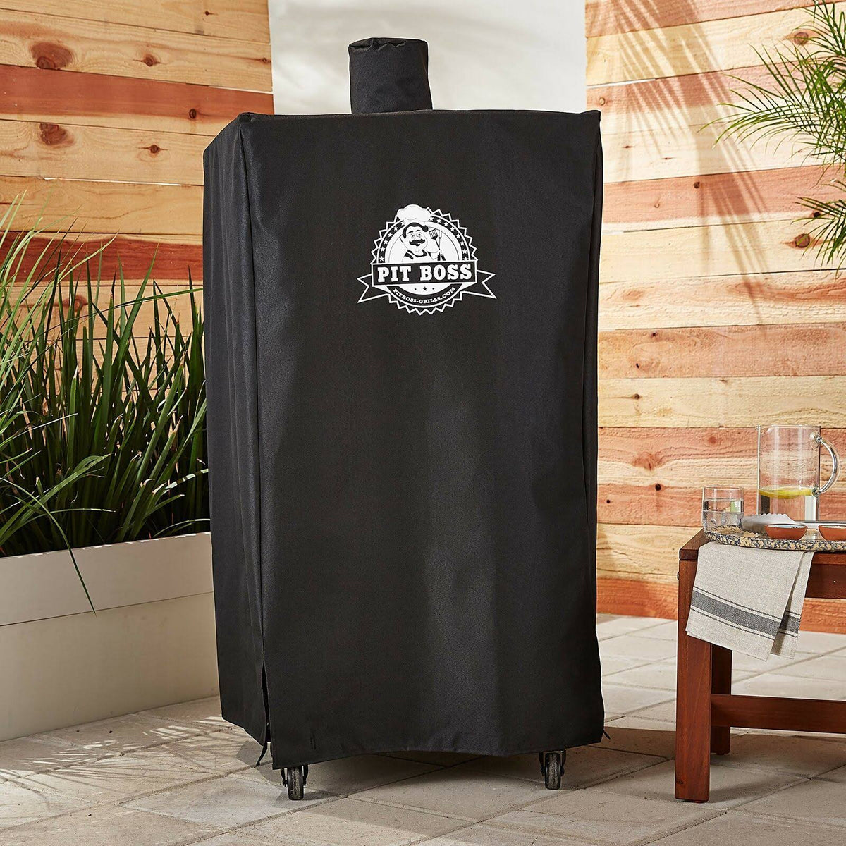 Black Wood Pellet Vertical Smoker Cover N618460
