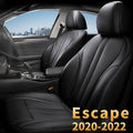 Black Faux Leather Front Seat Covers for Ford Escape I9035