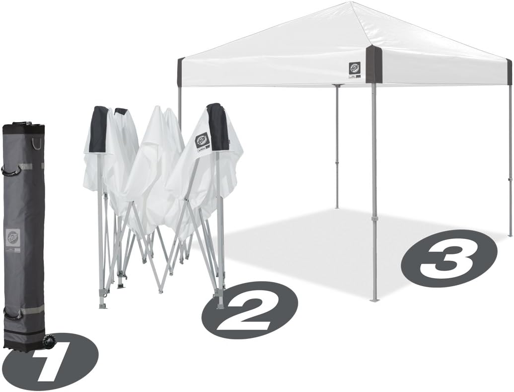 Instant Shelter Canopy, 10' x 10', Steel Gray J2161