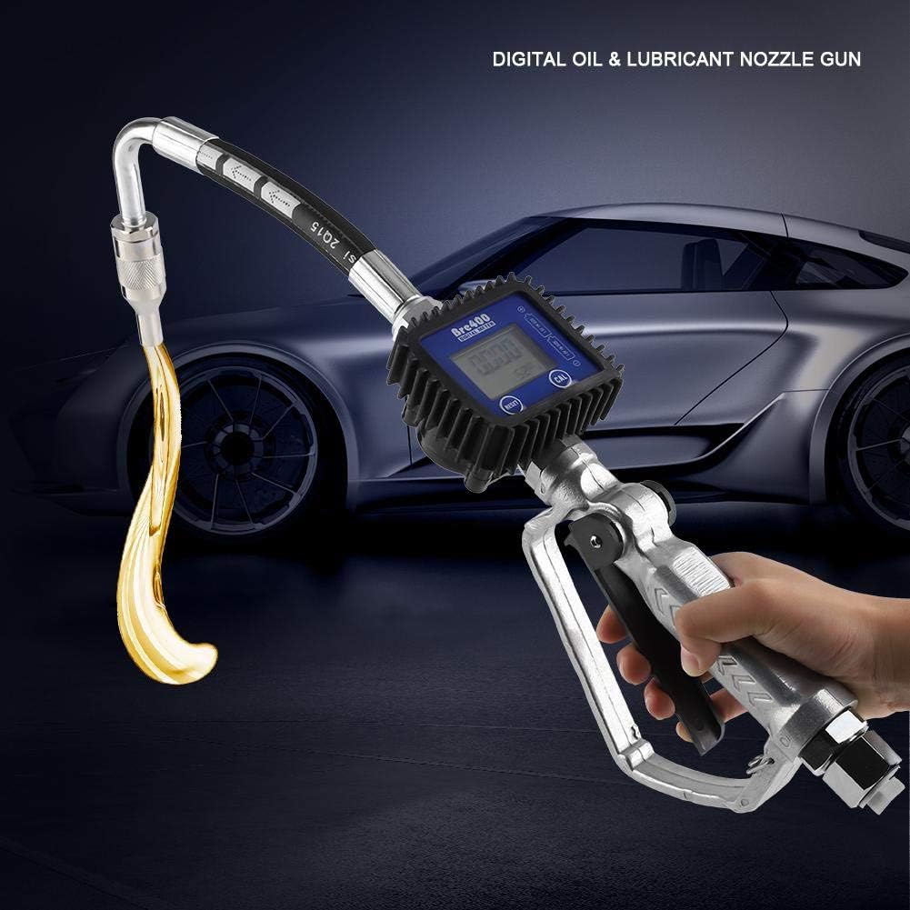 1/2 inch NPT Inlet Pressure 1500 Psi 100 Bar Digital Fuel Oil Lubricant Nozzle with Flow Meter Z64211