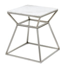 Silver Marble Side Table S7797