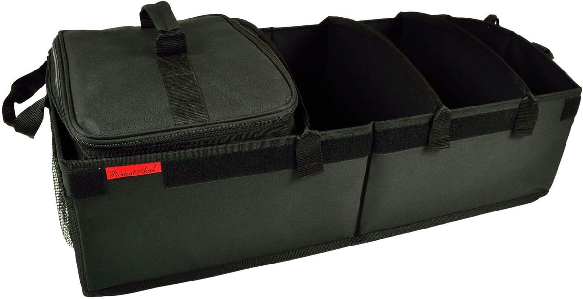 Heavy Duty Rigid Base Trunk Organizer with 28 Can Capacity Leak Proof Cooler G144633