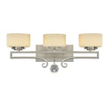 Silver Sparkle 3 Light Bath Bar E604