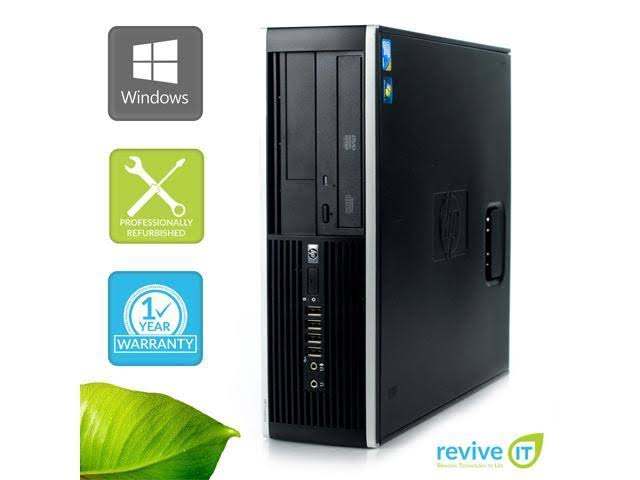 Recertified HP Elite 8200 SFF i5-2400 3.10GHz 8GB 128GB SSD Win 10 Pro F205