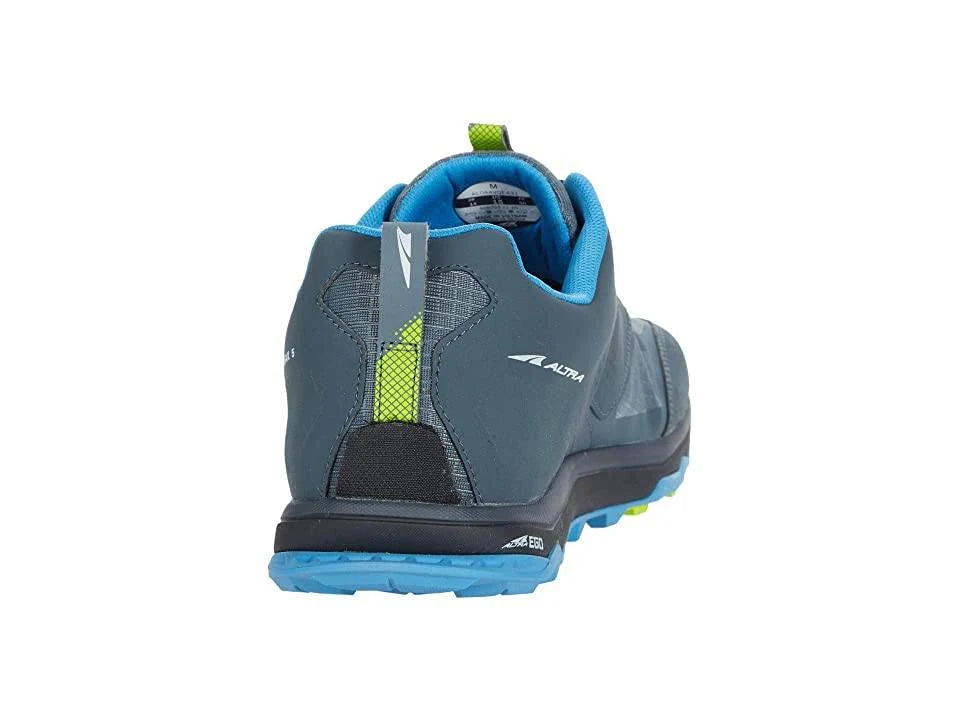 Blue/Lime Wide Trail Running Shoes E131